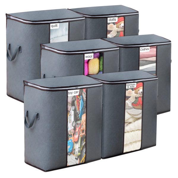 2 Pack Closet Organization Foldable Storage Bags