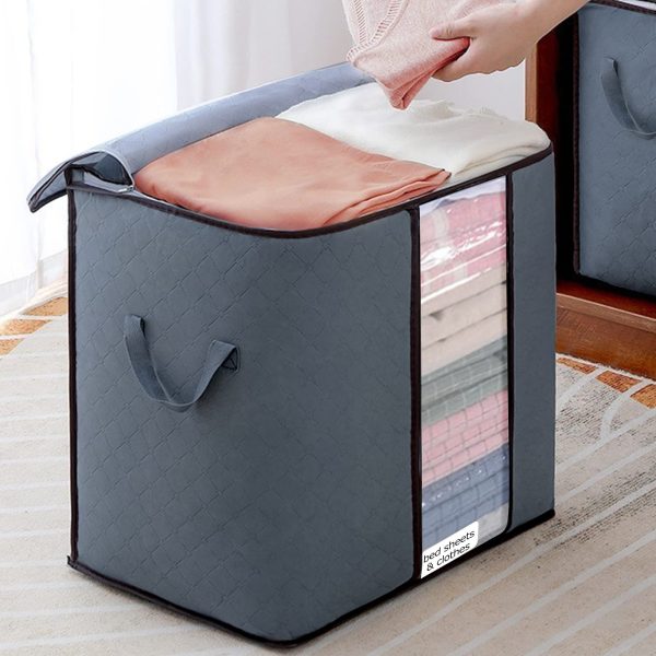 2 Pack Closet Organization Foldable Storage Bags