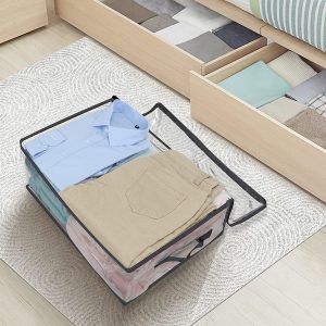 4 Pack Sweater Bed Sheet Clear Storage Bags