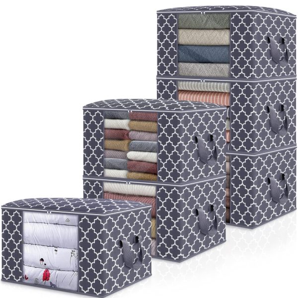 3 Pack Large Blanket Organization Storage Bags