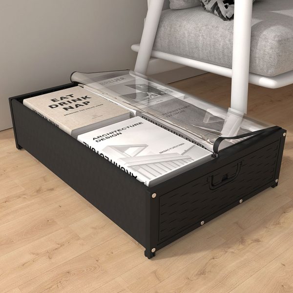 2 Pack Under Bed Storage Boxes with Wheels