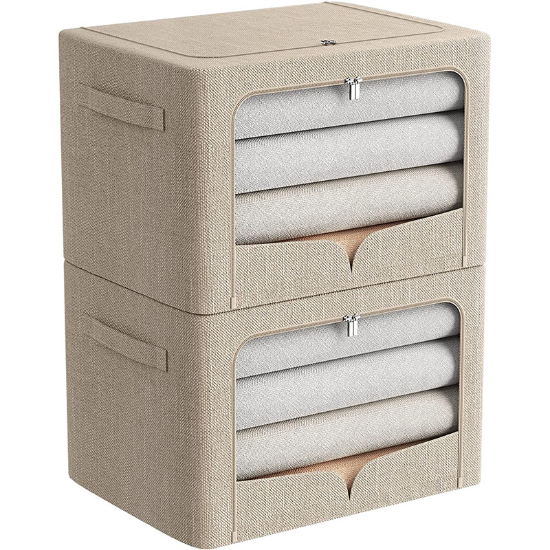 3 Pack Clothes Storage Boxes