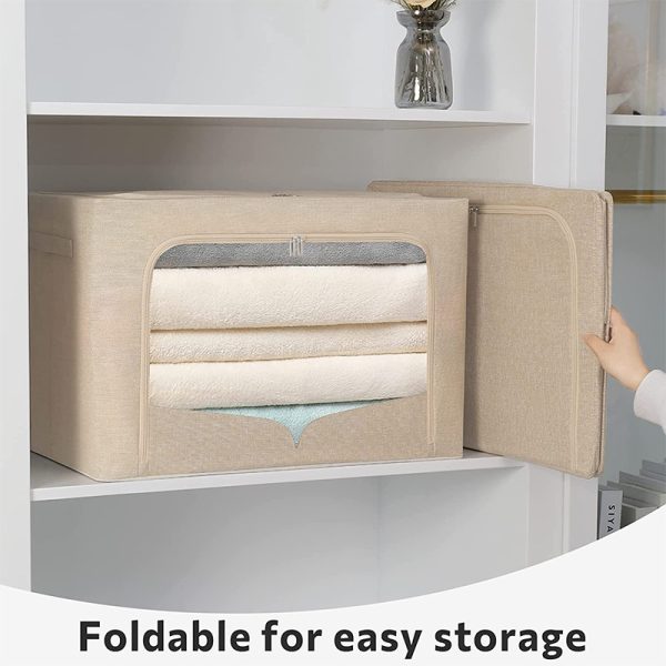 3 Pack Clothes Storage Boxes