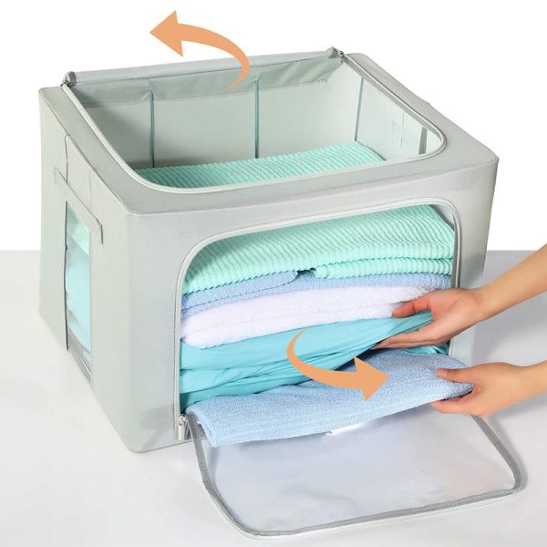 3 Pack Stackable Clothes Storage Boxes