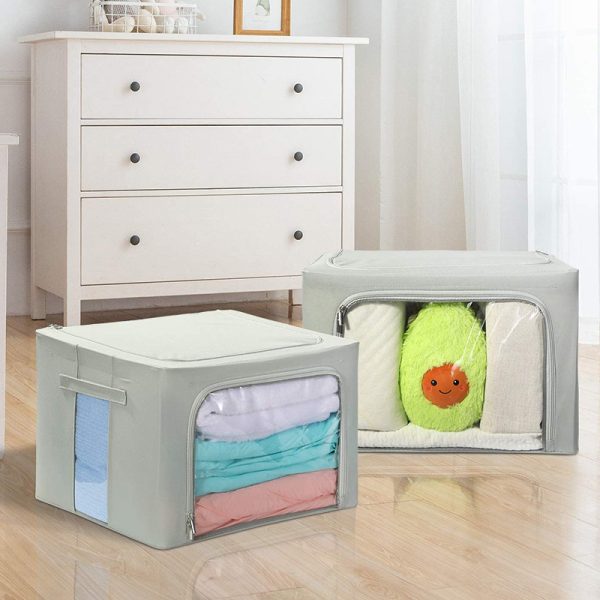 3 Pack Stackable Clothes Storage Boxes