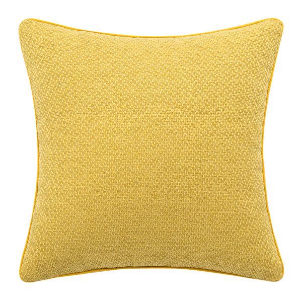 INS Style Minimalist Solid Color Faux Linen Patchwork Pillow Cover