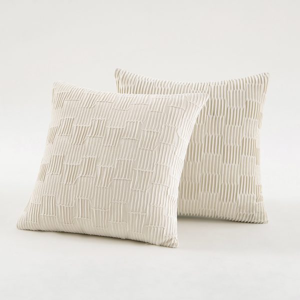 Mu Lan Spring Collection - Modern Minimalist Pleated INS Style Pillow Cover for Backrest and Cushion