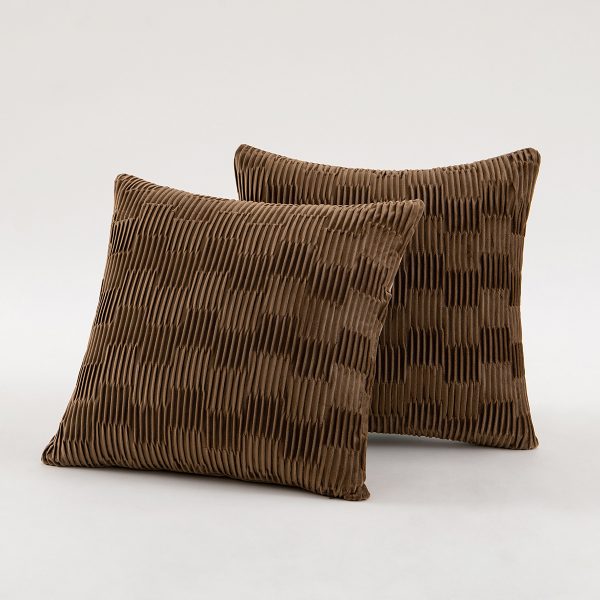 Mu Lan Spring Collection - Modern Minimalist Pleated INS Style Pillow Cover for Backrest and Cushion