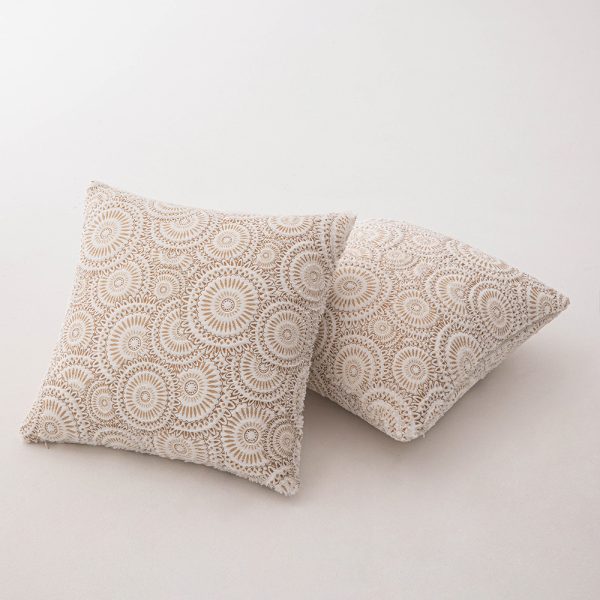 INS Style Gold Foil Circle Pillow Cover