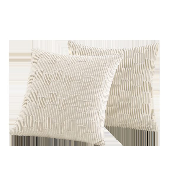 Mu Lan Spring Collection - Modern Minimalist Pleated INS Style Pillow Cover for Backrest and Cushion