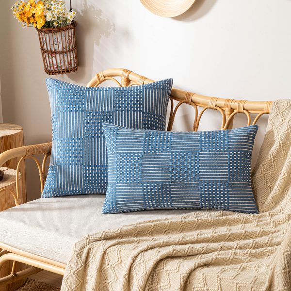 Minimalist Double-Sided Jacquard Pillow Cover