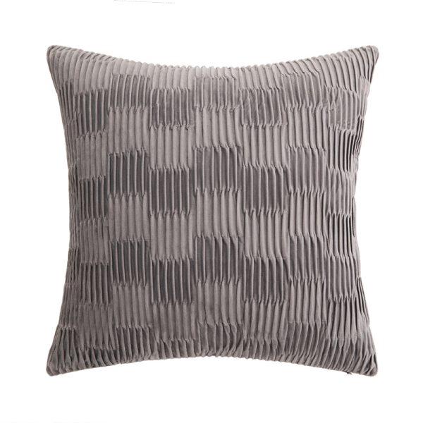 INS Style Pleated Velvet Pillow Cover