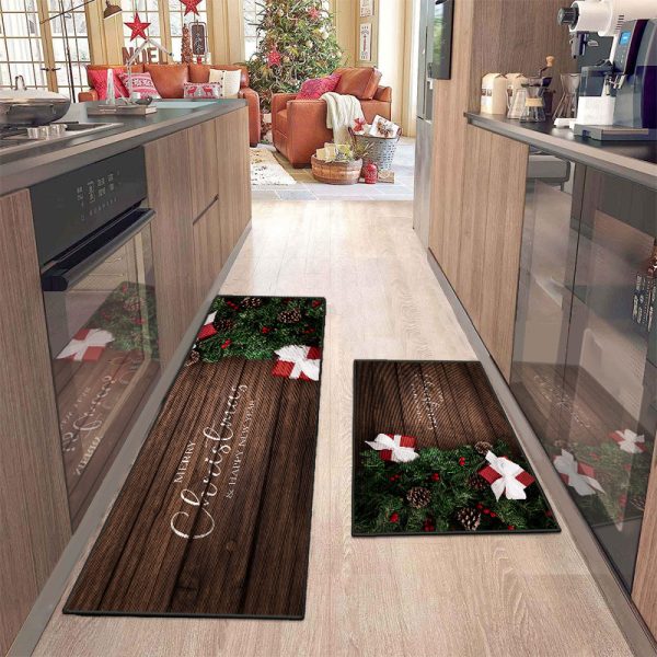 Merry Christmas Kitchen Mats