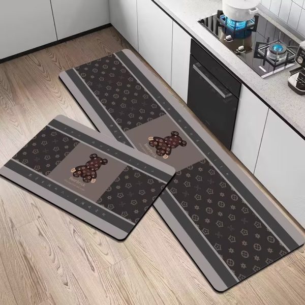 Cartoon Bear Kitchen Mat