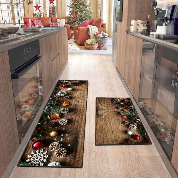 Merry Christmas Kitchen Mats