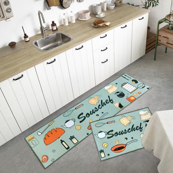 Kitchen Rug and Mat Set of 2