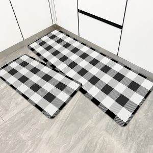 Kitchen Mats Black and White Kitchen Rugs