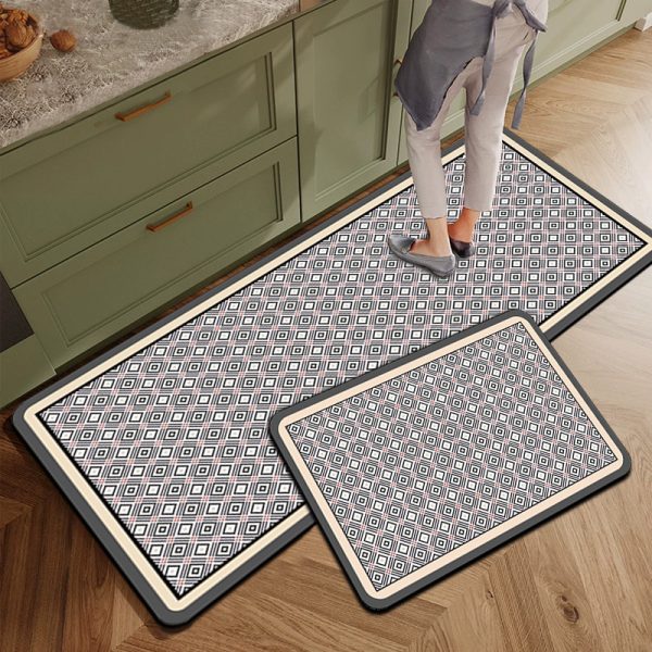 Marble Kitchen Mat Set