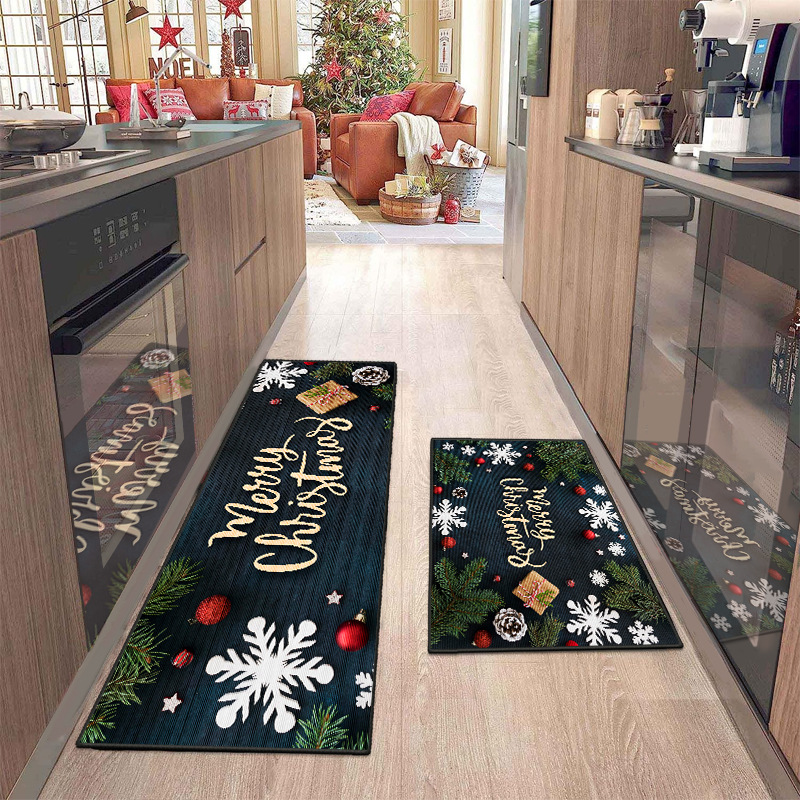 Merry Christmas Kitchen Mats