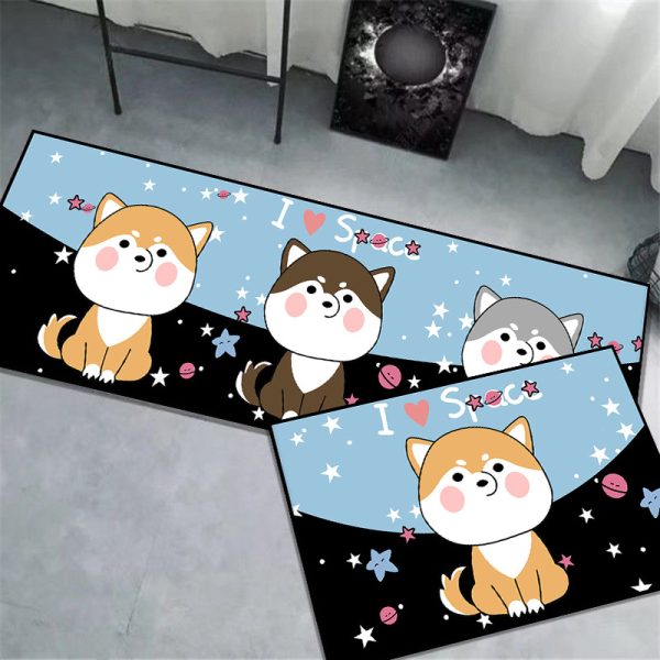 Cute Dogs Kitchen Rugs Floor Mat