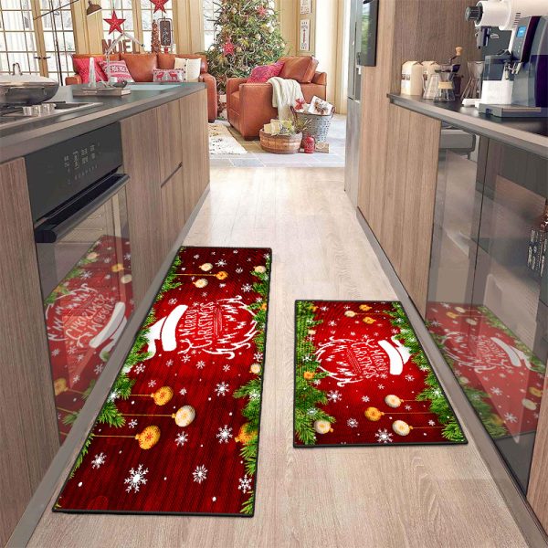 Merry Christmas Kitchen Mats