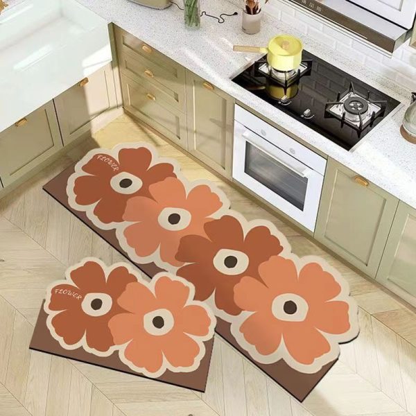 2 Pcs Kitchen Rug Set