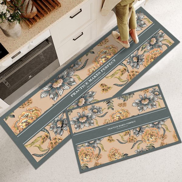 Leaves Fall Kitchen Mats Set