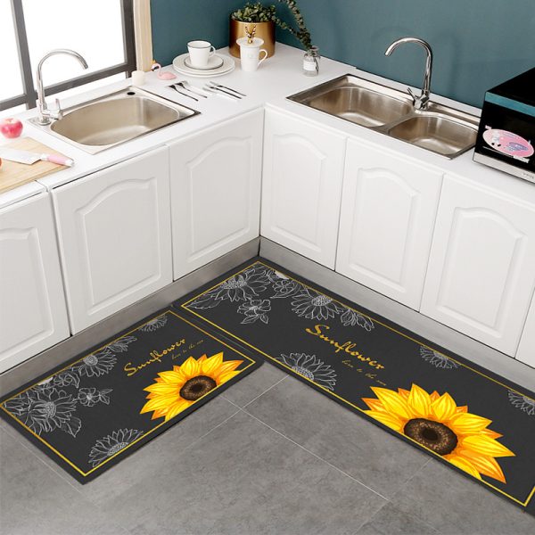 Sunflower Kitchen Rugs and Mats