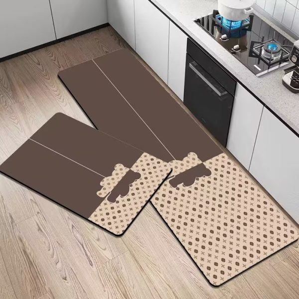 Cartoon Bear Kitchen Mat