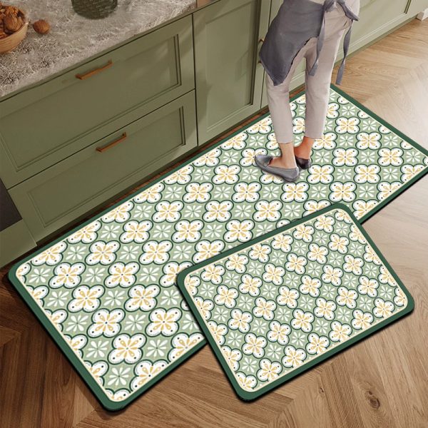 Marble Kitchen Mat Set