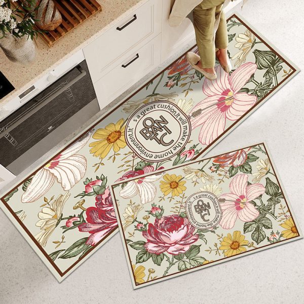 Leaves Fall Kitchen Mats Set