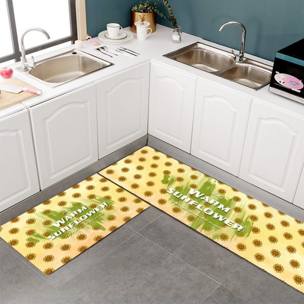 Sunflower Kitchen Rugs and Mats