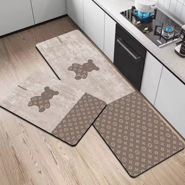 Cartoon Bear Kitchen Mat