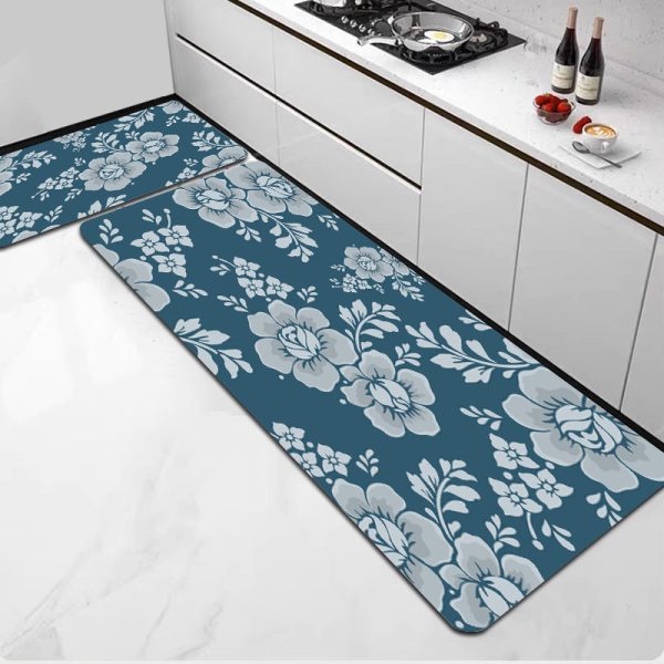 Flowers Kitchen Mats Set