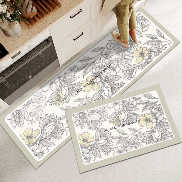 Leaves Fall Kitchen Mats Set