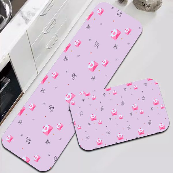 Flowers Kitchen Mats Set