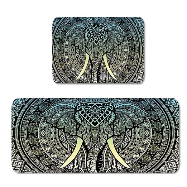 Elephant Kitchen Mat Set