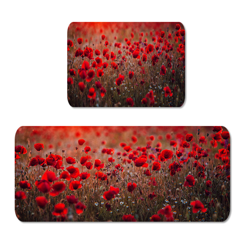 Flowers Kitchen Mats Kitchen Rugs