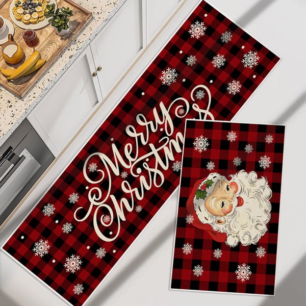 Christmas Kitchen Rug Set