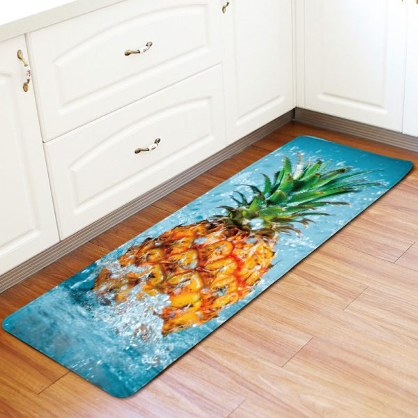 Green Lemon Kitchen Rugs Mats