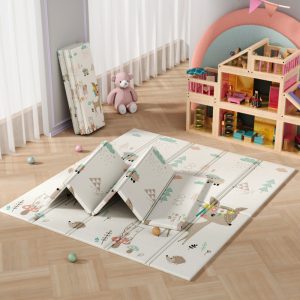 XPE material double-sided cartoon folding baby crawling mat