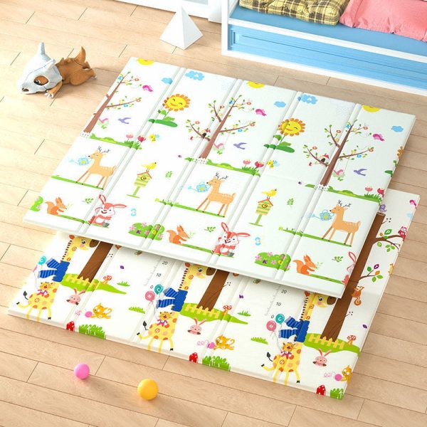 Double-sided thickened foldable waterproof and odorless baby crawling mat