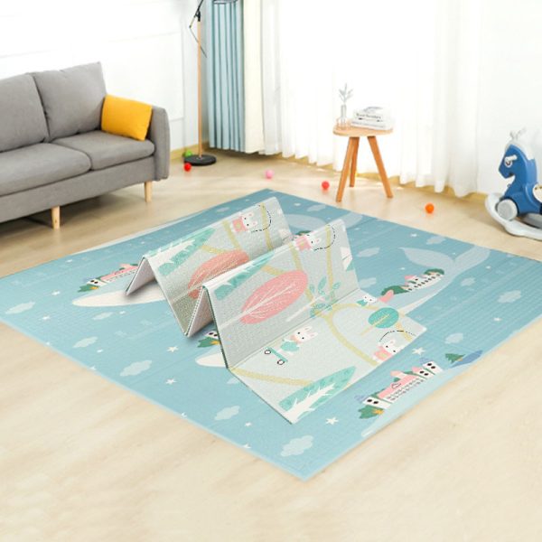 Cartoon animal comfortable skin-friendly elastic anti-fall baby crawling mat