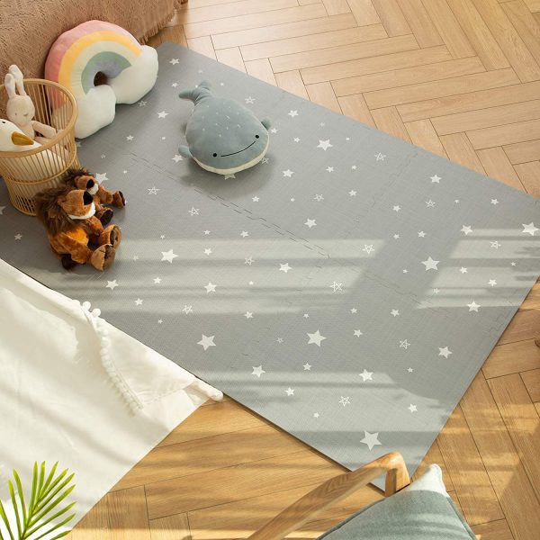 Thickened coated EVA material waterproof and odorless foam baby crawling mat