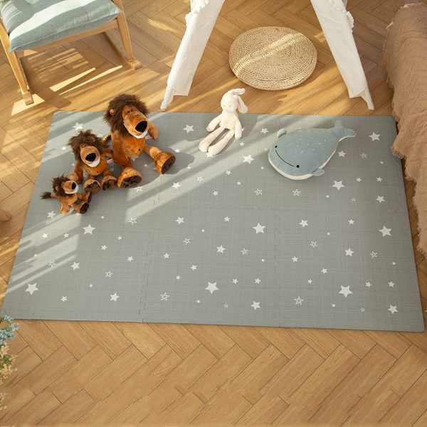 Thickened coated EVA material waterproof and odorless foam baby crawling mat