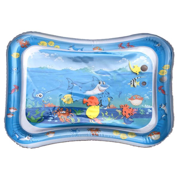 Interesting early education intelligence development inflatable baby water mat