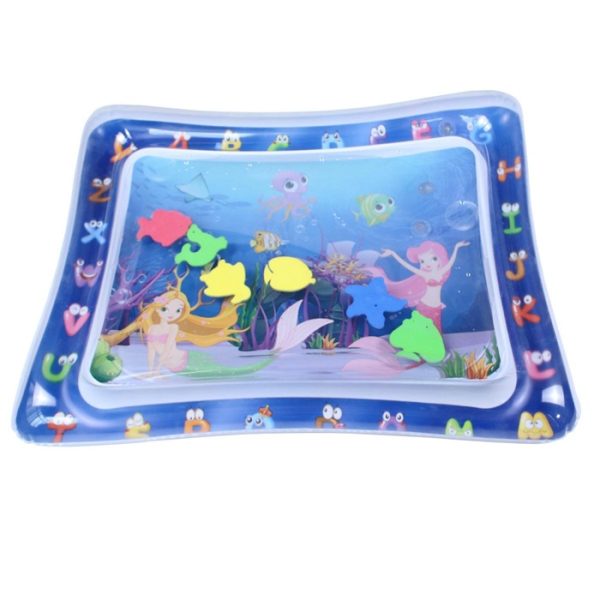 Interesting early education intelligence development inflatable baby water mat