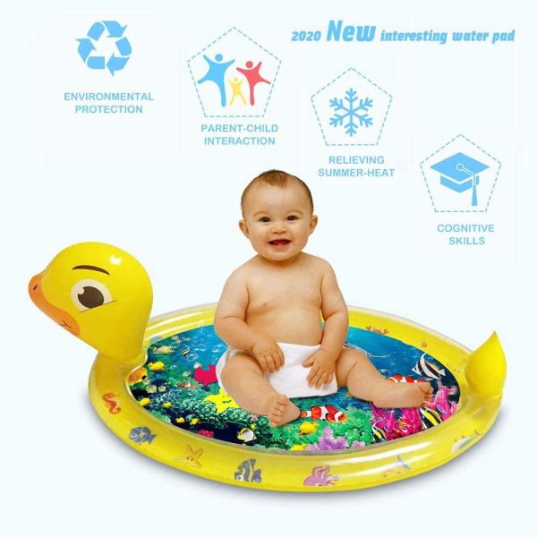 Large size ocean fish inflatable baby water mat