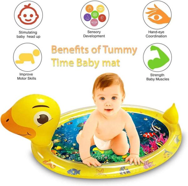 Large size ocean fish inflatable baby water mat