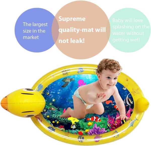 Large size ocean fish inflatable baby water mat